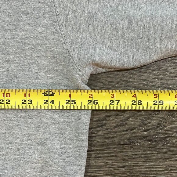 Vintage 80’s Nike Big Center Swoosh Grey Crewneck Sweatshirt Made in USA XXL 2XL - Picture 6 of 7